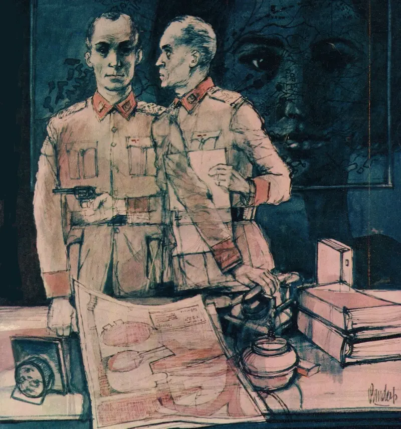 Dubbelspion. Omslag KRO-gids van 27 oktober 1963