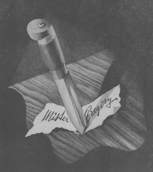 Paul Vlaanderen en het Gregory mysterie. Omslag AVRO Radiobode, 23 november 1947.