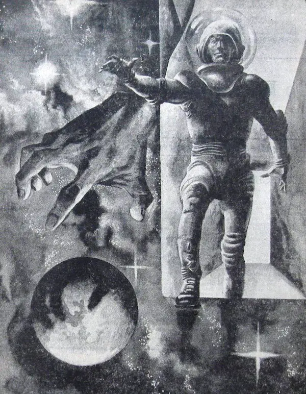 Mars slaat toe. Omslag van de KRO-gids 22 september 1957