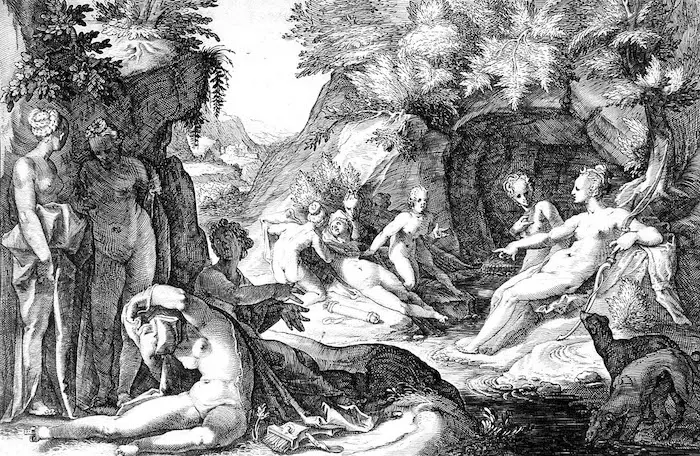 Diana ontdekt Callisto's schande