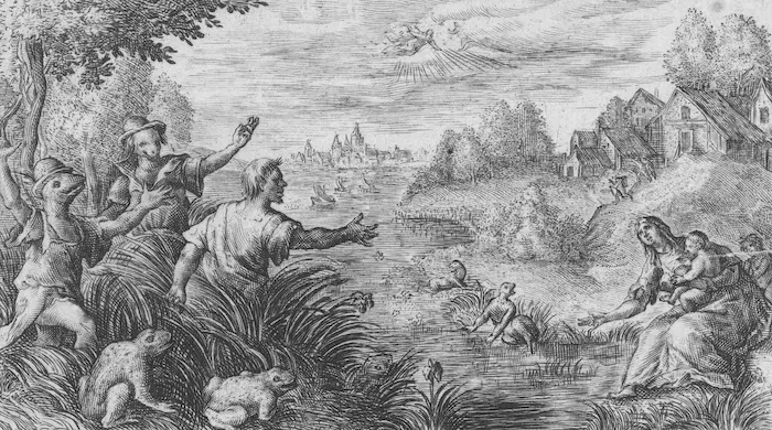 Het verhaal van Latona en de Lycische boeren