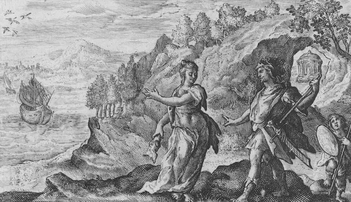 Medea helpt Jason met haar toverkunst