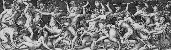 De strijd tussen Lapithen en Centauren